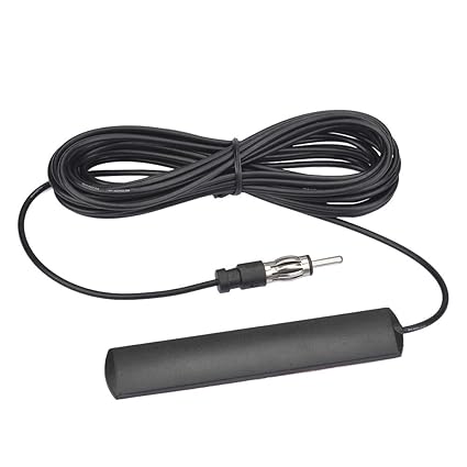 1 x Auto-Radioantenne FM Radio Antenne Patch Universal Windschutzscheiben-Paste 5 m (schwarz)