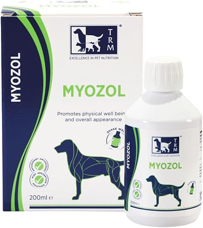 TRM Pet Myozol 200ml Dog Supplement Rice Bran Oil Physical Wellbeing Appearance