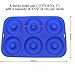 HOMKOM - Silicone Donut Baking Pan/Non-Stick Donut Mold/Donuts/Bagels/Muffins & Other Delicacies - Dishwasher, Oven, Microwave, Freezer Safe - Professional Grade Doughnut Pan Mold