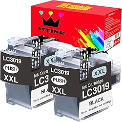AceInk Compatible LC3019 XXL 2 Packs Black Ink