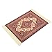TOOGOO(R) 28x18cm Persian Rug Mat Mousepad Retro Style Carpet Pattern Mouse Pad Red