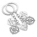 iJuqi Mother's Day Gifts for Mom 2PCS Mother Daughter Keychain Christmas Birthday Gifts for Mom