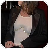 Sexy Rhinestone Bra Chain Chest Bracket Bikini Nightclub Crystal Rave Body Chain For Women Body Jewelry