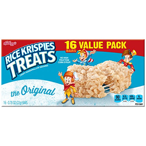 Kellogg's Rice Krispies Treats, The Original Snack Bars Value Pack, 16