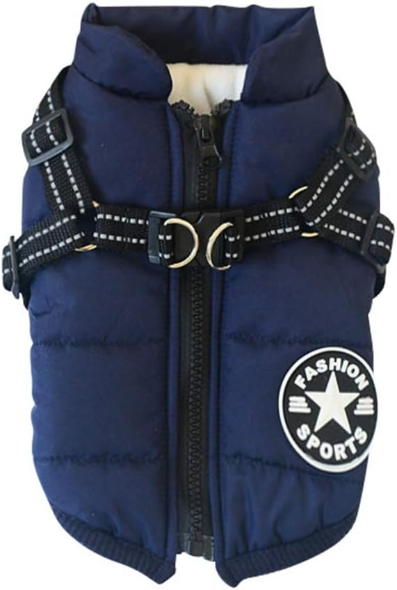 Doubleer Hundemantel Mit Strapazierfähigem Brustgurt Wasserdicht 2 In 1