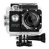 Sports Camera, Levin Action Camera 2.0 Inch 170 Degree Ultra-wide Angle Lens Full HD 1080p 12MP WiFi Remote Control Waterproof Sports Diving Camera with Accessories