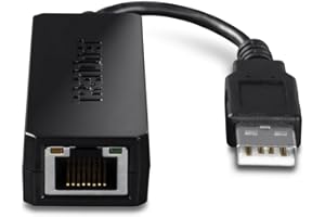 TRENDnet USB 2.0 to Fast Ethernet Adapter, Supports Windows and Mac OS, ASIX AX88772A Chipset, Backwards Compatible with USB 1.0 and 1.0, Full Duplex 200 Mbps Ethernet Speeds, Black, TU2-ET100
