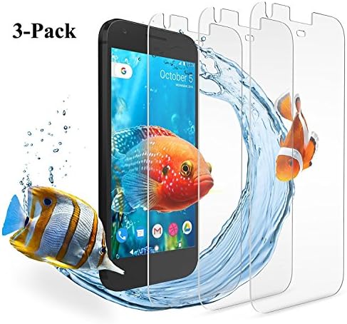 Google Pixel Screen Protector, Hotbin [3-Pack] Ballistic Tempered Glass, Premium Screen Protection for Google Pixel