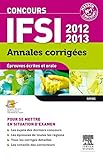 Annales corrigÃ©es Concours IFSI 2012-2013 by 