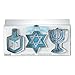 Rite Lite Set of 3 Chanukah Cookie Cutters Sheets - Dreidel, Menorah, Star of David Design, Jewish New Year Holiday Party Favors Hanukkah Hostess Gifts, Goodie Bag Rewards, Cooking Kitchen Accessories
