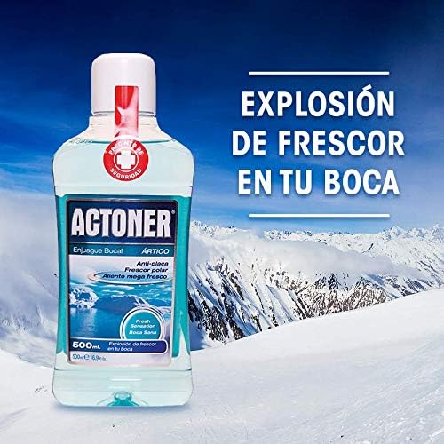 Actoner Enjuague bucal Líquido actoner artico 500ml. Pack de 6 unidades.