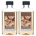 Aromatherapy Hosley® Premium Grade 140ml Highly Scented Reed Diffuser Refill Oil- Set of 2 / 140ml (4.73 fl oz) Each - Made in USA. FREE SHIPPING. BULK BUY (CINNAMON SWIRL)