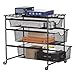 NEX 3 Tier Sliding Cabinet Basket Organizer Storage Shelf Drawer, Brown