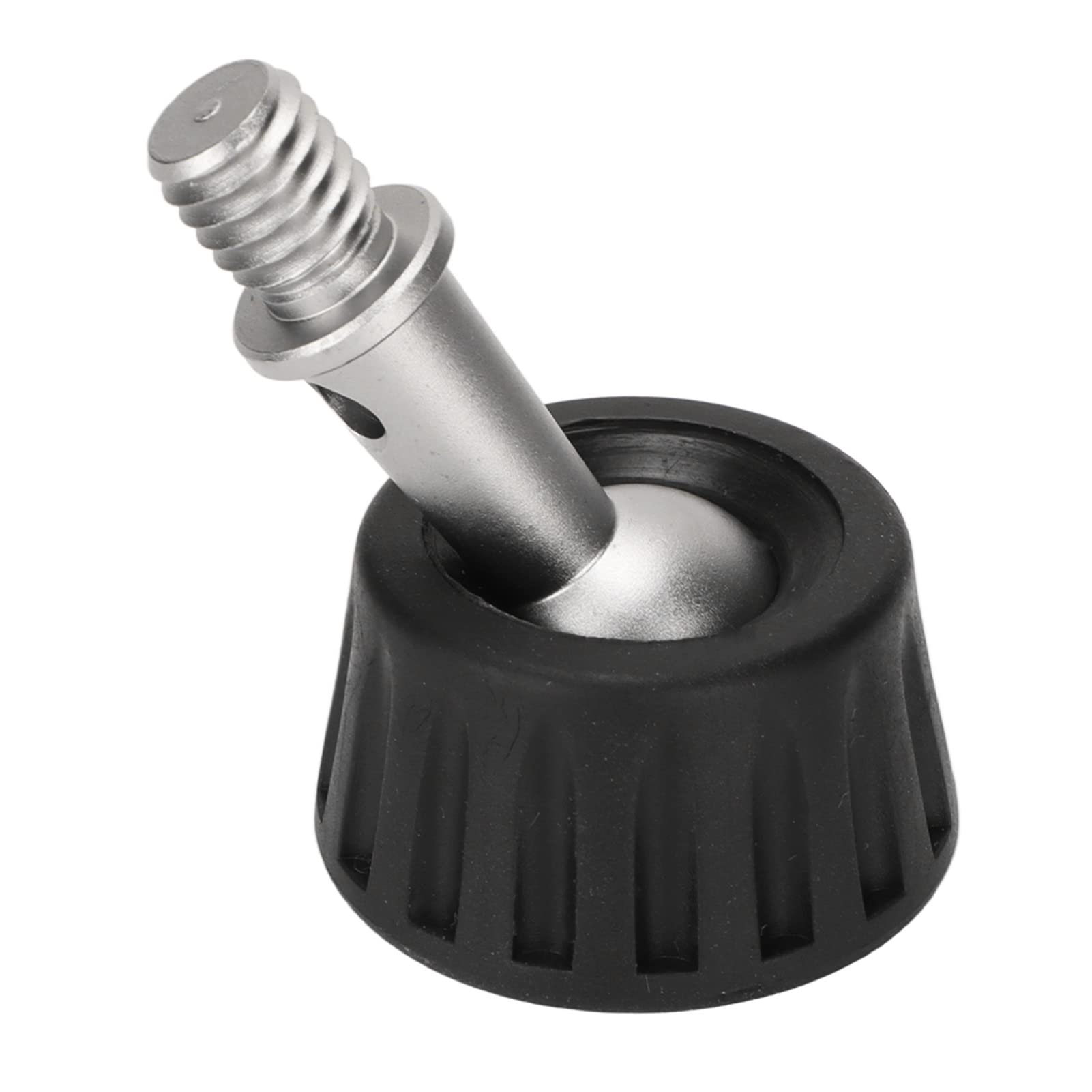 VBESTLIFE Monopod Foot Pad, 34mm 3/8in Rubber Tripod Foot Pad, 360 Degree Rotating Monopod Leg Pad Replacement for Outdoor Shooting