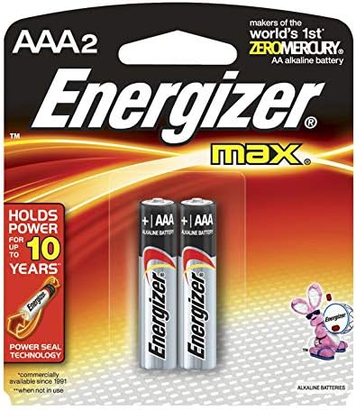 Energizer MAX Alkaline Batteries AAA 2 