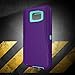 Galaxy Note 5 Case, ToughBox [Armor Series] [Shock Proof] [Purple | Aqua] for Samsung Galaxy Note 5 Case [Built in Screen Protector] [Holster & Belt Clip] [Fits Otterbox Defender Series Belt Clip]
