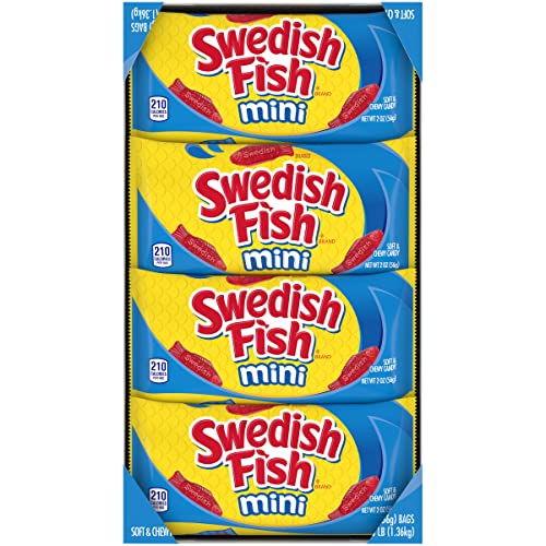 SWEDISH FISH RED FISH SOFT AND CHEWY CANDY 2 OUNCE