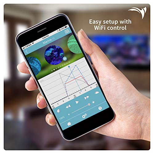 Aquatic Life Edge WiFi LED Aquarium Light, 48-Inch Marine