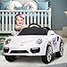 Uenjoy Kids Electric Ride on Cars 6v Battery Power Motorized Vehicles, Remote Control, Suspension, Music, Headlights, Horn, White