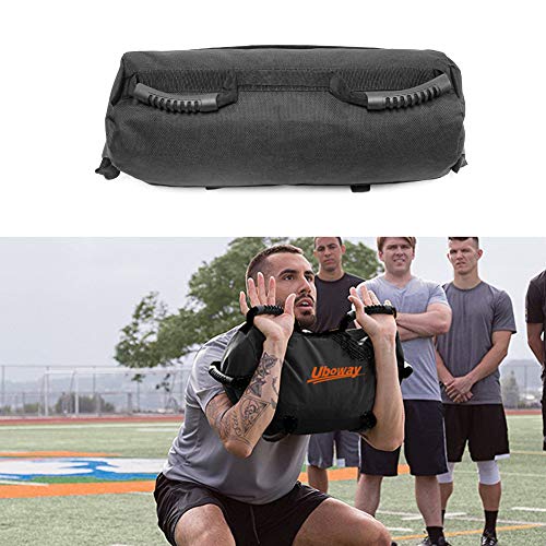 UBOWAY Workout Fitness Sandbag 5 to 30 lbs Adjustable Weight Heavy Duty Force Sandbags for
