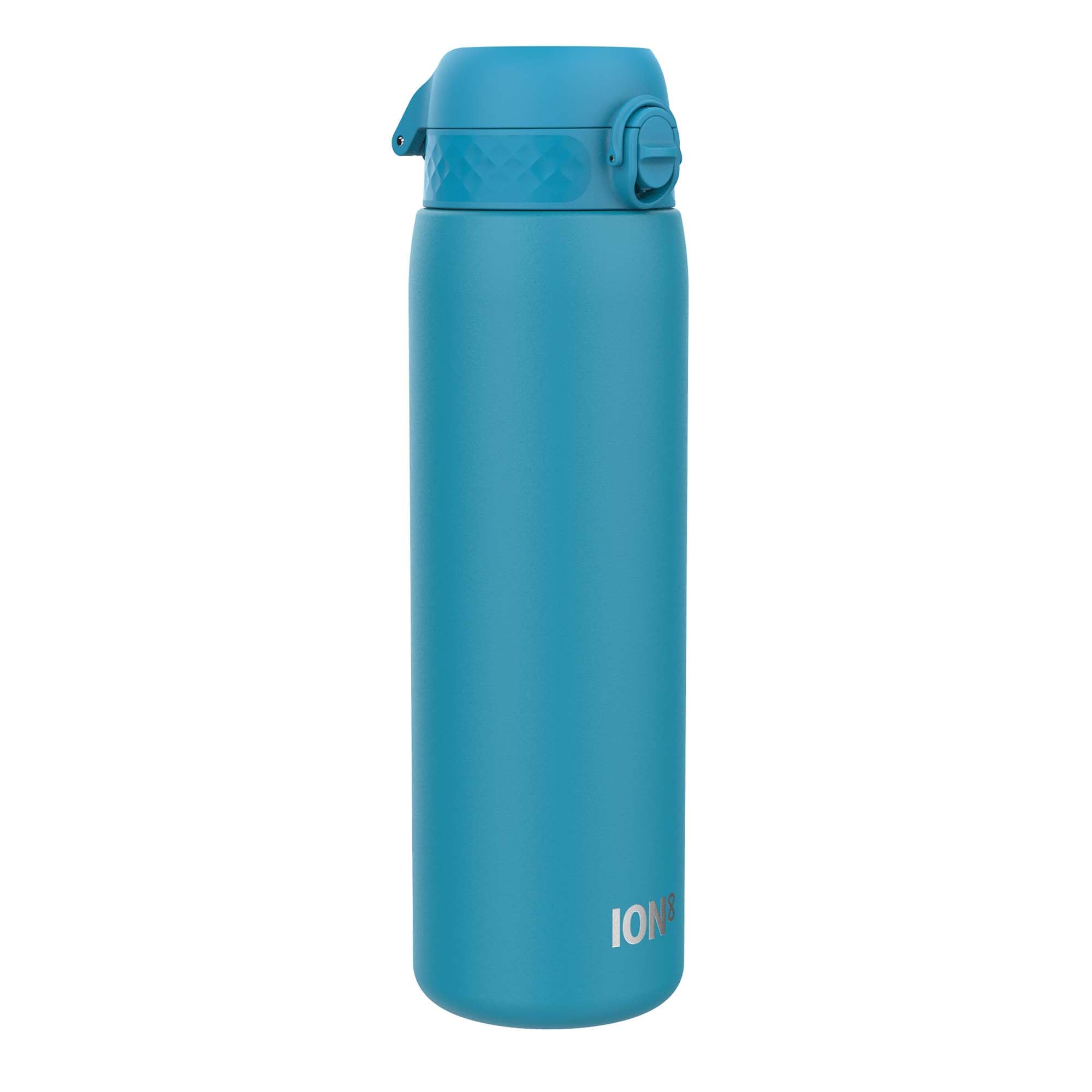 ION8 Lightweight 1 Litre Steel Water Bottle, Non-Insulated, Leak Proof, Easy to Open, Secure Lock, Dishwasher Safe, Flip Cover, Carry Handle, Ideal for Travel & Active Lifestyles, Blue — image 1