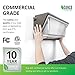 Sunco 80W LED Wall Pack Outdoor Industrial Dimmable Waterproof Commercial Grade Security Warehouse Super Bright Parking Lot Lighting, 7600 Lumens 5000K Daylight, AC120-277V