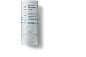 Hey Humans Coconut Mint Vegan, Aluminum Free Deodorant with Natural Ingredients, Coconut Oil & Shea Butter | All Day Odor Protection for Women & Men | Earth-Friendly Packaging, 2 oz. - Pack of 1