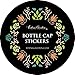 Bottle Cap Stickers/ labels For Essential Oils by Edens Garden