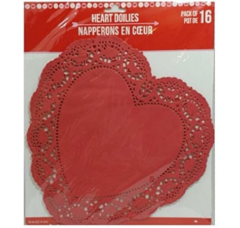 heart doilies crafts