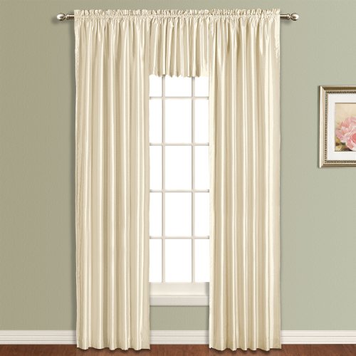 United Curtain Anna Straight Valance, 54 by 16-Inch, Natural