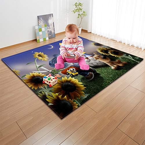Amazon Wddwymll 子供 赤ちゃん用クローリングプレイマット ファッション 3dカートゥーンプリント キッズゲーム ソフトカーペット ベビープレイマット アウトドア ピクニックマット ラグとカーペット 147cmx3cm ラグ カーペット オンライン通販