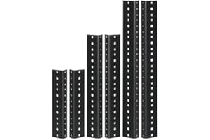 Reliable Hardware Company RH-10-SRR-A Rack Rail, 10 U, Black