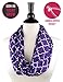 Pop Fashion Shop Womens Infinity Scarf with Zipper Pocket & Pattern Print, Infinity Scarves (Purple)