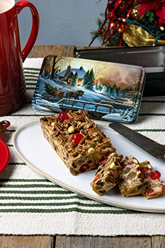 Grandma's Christmas Fruitcake Old Fashioned Fruit and Nut Cake Recipe No Citron or Bitter Candied fruit From Beatrice Bakery in Holiday Tin 1lb