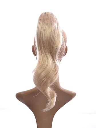 Amazon Com Platinum Blonde Pony Twist Ponytail Hairpiece Mid