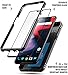 OnePlus 6 Rugged Case, Poetic Revolution [360 Degree Protection] Full-Body Rugged Heavy Duty Case [with Tempered Glass] for OnePlus 6 Black