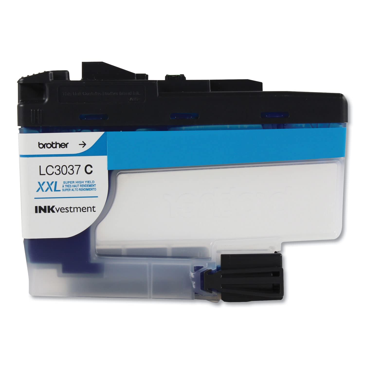 Brother Genuine LC3037C, Single Pack Super High-Yield Cyan INKvestment Tank Ink Cartridge, Page Yield Up to 1,500 Pages, LC3037, Amazon Dash Replenishment Cartridge