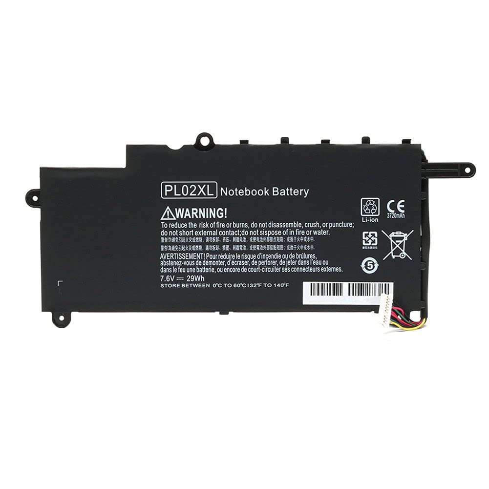 7xinbox PL02XL 7.6V 29Wh Laptop Battery Replacement for HP Pavilion X360 310 G1 11-N 11-N020NA 11-N011DX N010LA 11-N028TU N030TU N032TU N038CA 751875-001 751681-421 L HSTNN-LB6B HP011309-PRR1