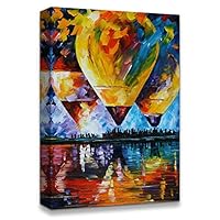 Canvas Wall Art Vintage Oil Painting Canvas Prints Home Artwork Decoration for Living Room,Bedroom - 12x18 inches