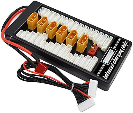 Paraboard Parallel Battery Charging Balance Board Plate with XT60 Plug Connector for imax B6 B6AC UN-A6 charger Adapter Expansion Board