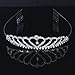 Stylish Rhinestones Princess Crown Headband Hair Clip Tiara Wedding Bride Pin