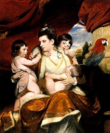 Amazon Com Lady Cockburn And Her Three Eldest Sons Children Family Portrait Painting By Joshua Reynolds On Canvas Repro Furniture Decor