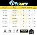 Ursexyly Men Exercise Sweat Hot Dress Shirt, Sauna Suit Neoprene Slimming Fitness Jacket Gym Wear for Core Muscle Training (Black Exercise Shirt, L)