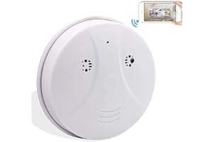Hidden Camera Detector Smoke Detector HD 1080P WiFi Wireless Nanny Cam with Motion Detection/Night Vision, Home Security No A