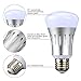 Smart Light Bulbs - Lampwin Multi Color Changing Wireless Dimmable Wifi LED Smart Bulb, Smartphone Control E27 LED Bulb Works with Alexa Amazon for iOS Android, App Voice Control, Home Automation