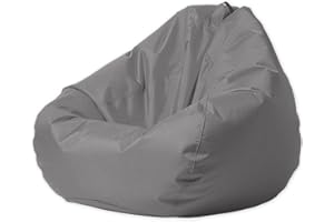 SXBCYAN Floating Bean Bag For Pool,Bean Bag Chairs For Adults,Outdoor Waterproof Bean Bag Cover No Filler Garden Beach Camping Swimming Pool Floating Beanbag Pouf Chair Oxford ( Color : Gray , Size : 2XL-D100