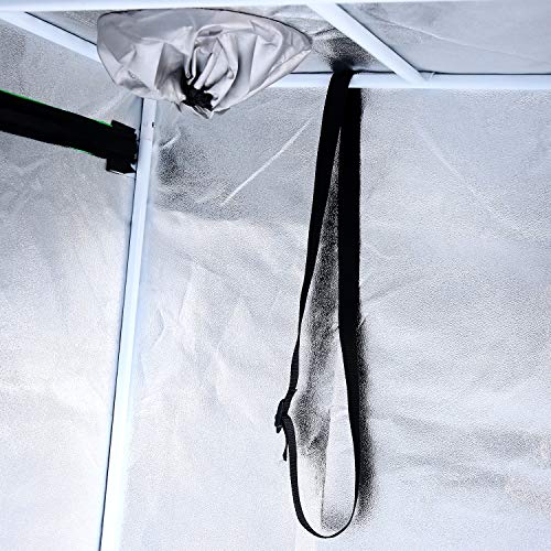 Ohuhu 48"x24"x60" Plant Grow Tent, Mylar Hydroponic Plant Growing Tent for Indoor Gardening