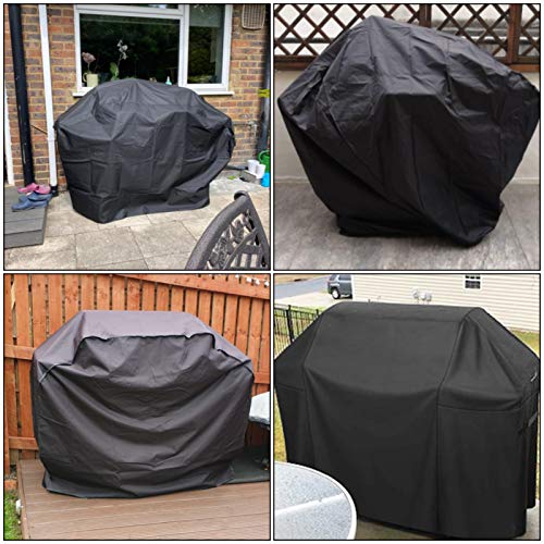 Victarvos Barbecue Covers Waterproof, Large BBQ Cover Oxford Fabric Waterproof with Drawstring & Buckle, Grill Cover 57*24*46 Inches with Storage Bag