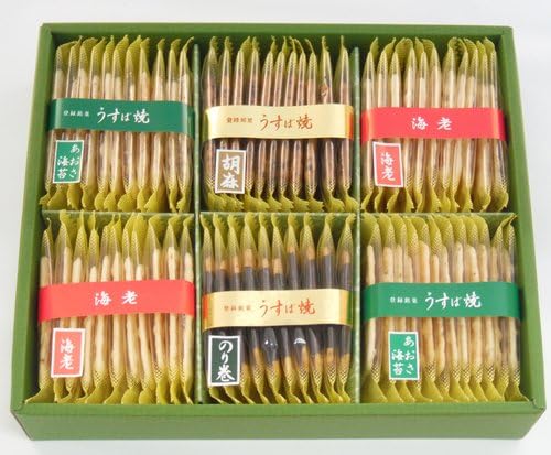 Registration confection Usuba grilled rice crackers six assorted US-15 E32502