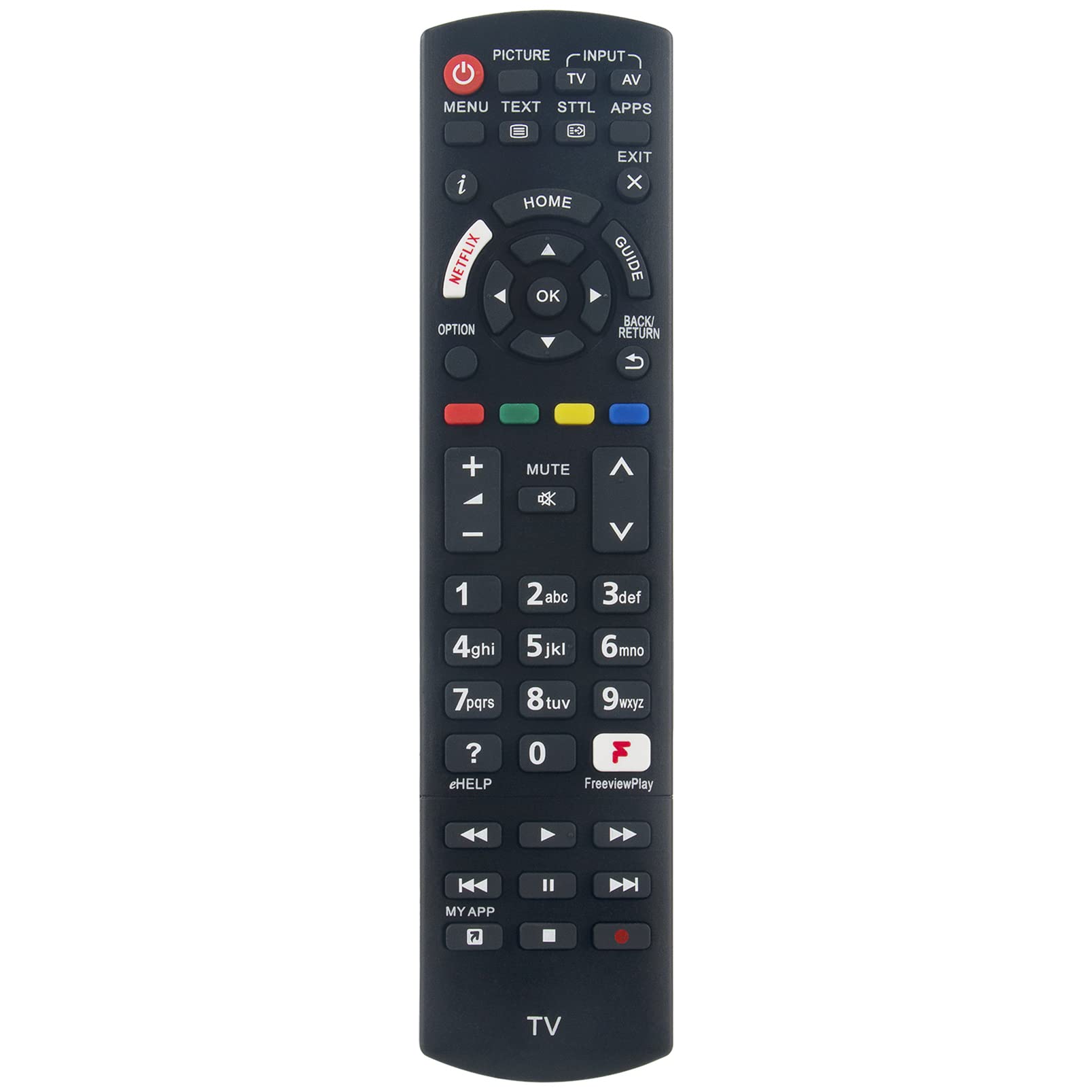 ALLIMITY Remote Control Replace fit for Panasonic LED HDR 4K Ultra HD Smart TV N2QAYB001181 N2QAYB001180 N2QAYB001212